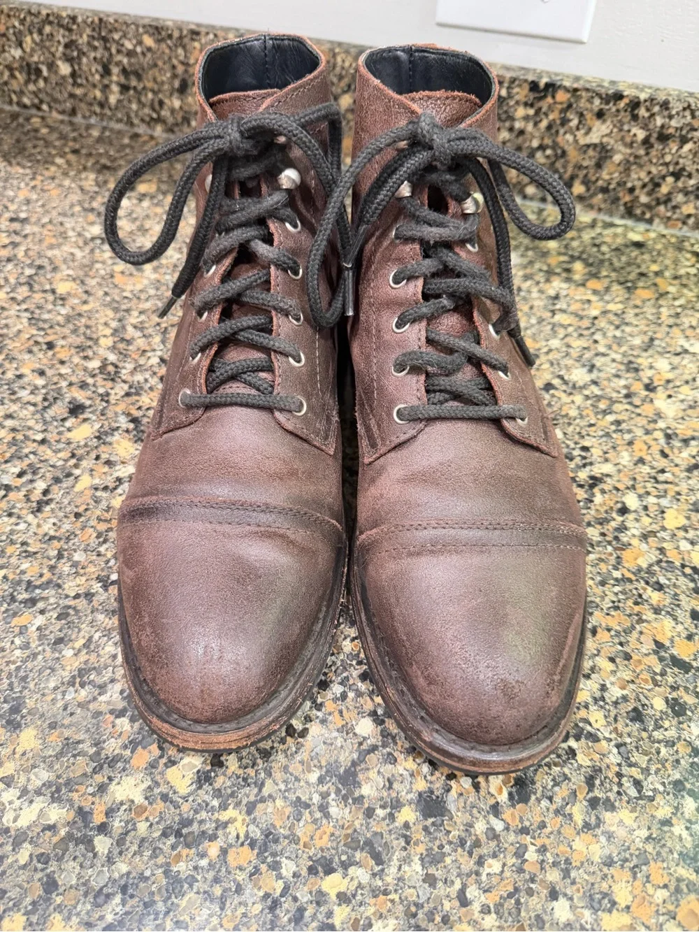 Men's Thursday boot company, captain size 10  Brown Lace-Up Leather Boots